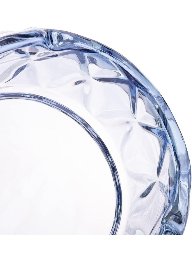 AKDC Delisoga Glass Ashtray L(12CM)XW(12CM)XH(5CM) Light blue - Image 2