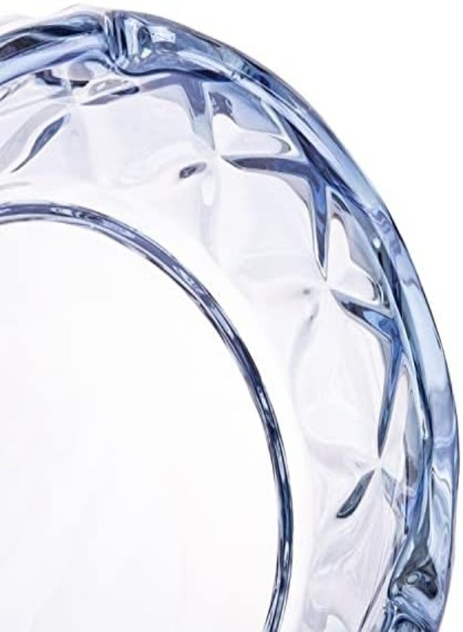 AKDC Delisoga Glass Ashtray L(12CM)XW(12CM)XH(5CM) Light blue - Image 4