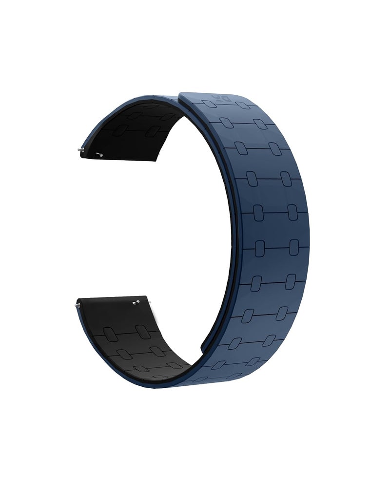 Daily Objects Velour Watch Strap Compatible with Samsung/OnePlus/Fitbit Smartwatches (22mm) -Watch Not Included - Image 1
