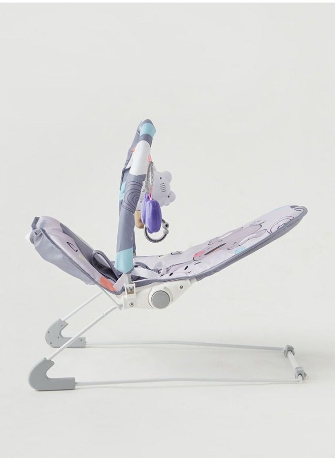 StarKids - 2-In-1 Adjustable, Comfortable And Portable Bouncer And Rocker With Soft Toys And Soothing Vibrations - Image 1