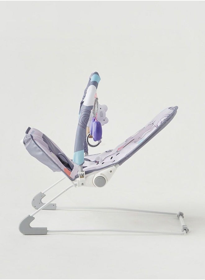 StarKids - 2-In-1 Adjustable, Comfortable And Portable Bouncer And Rocker With Soft Toys And Soothing Vibrations - Image 1