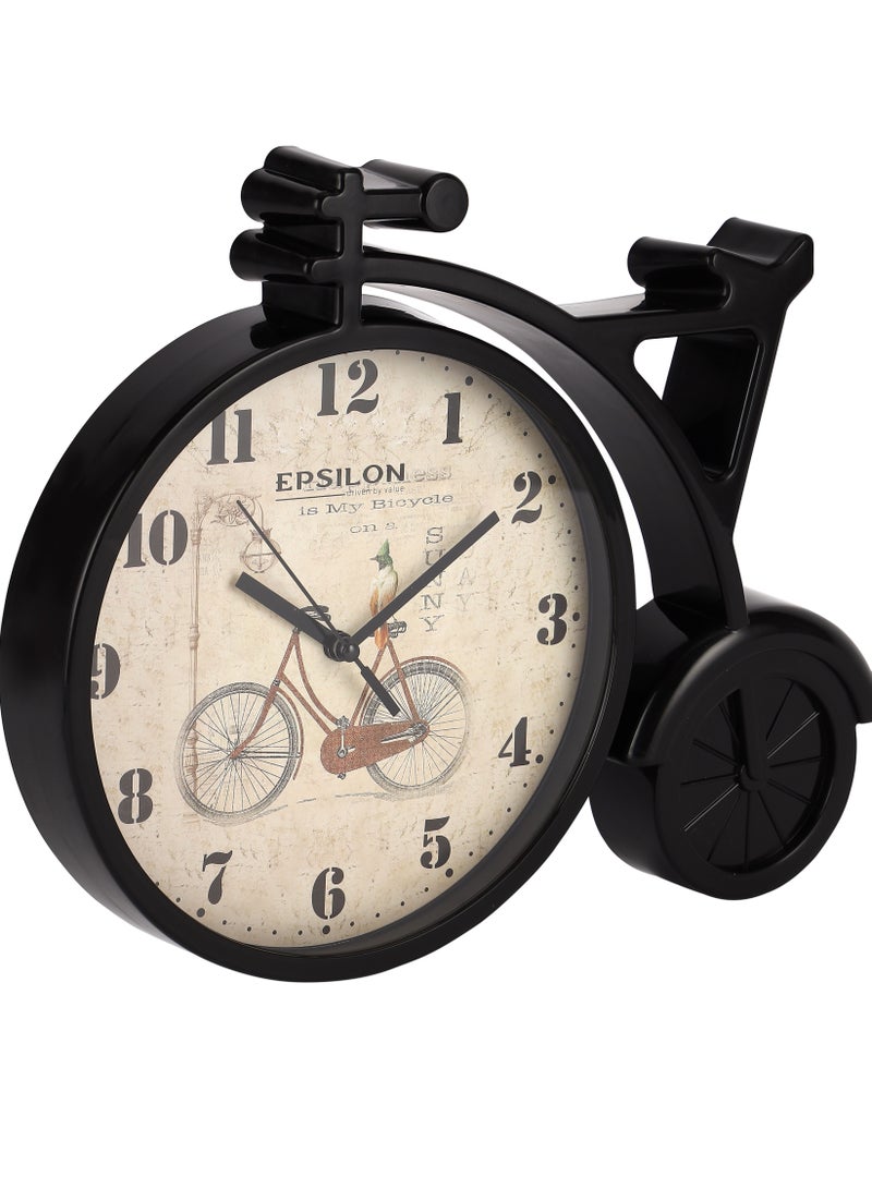 Epsilon Epsilon Wall Clock- EPSWC1562 Bicycle Shaped, Wall-Mounted  - Image 2