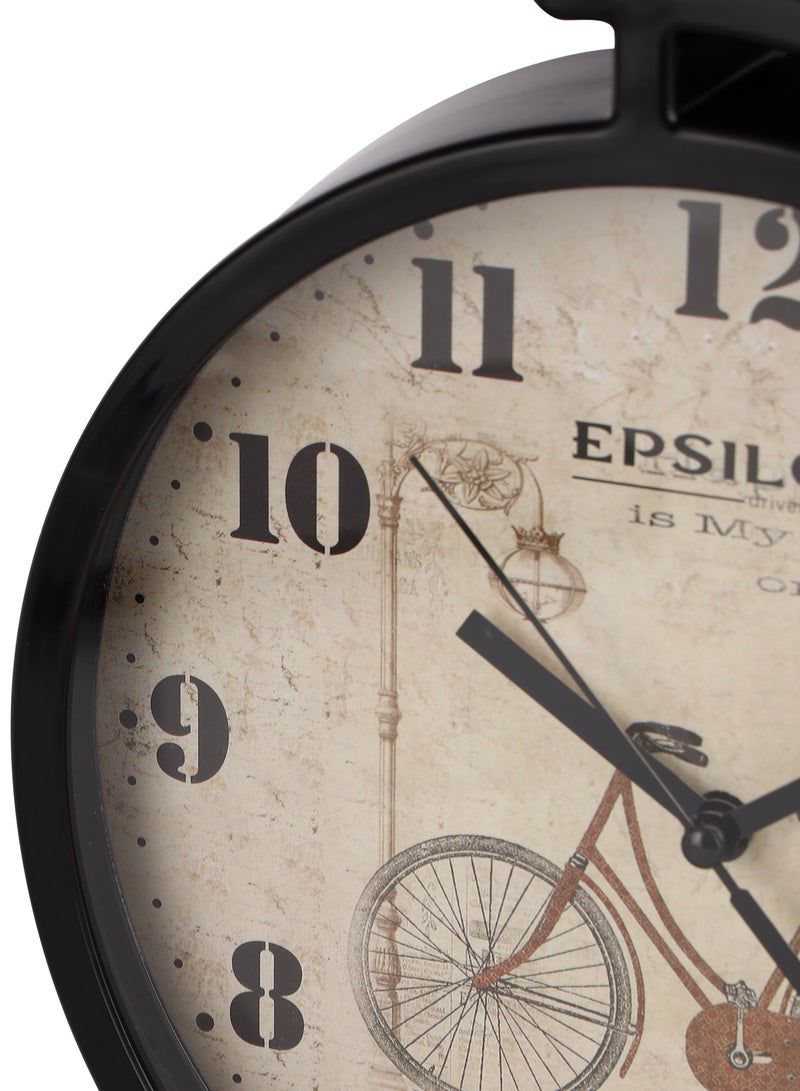 Epsilon Epsilon Wall Clock- EPSWC1562 Bicycle Shaped, Wall-Mounted  - Image 3