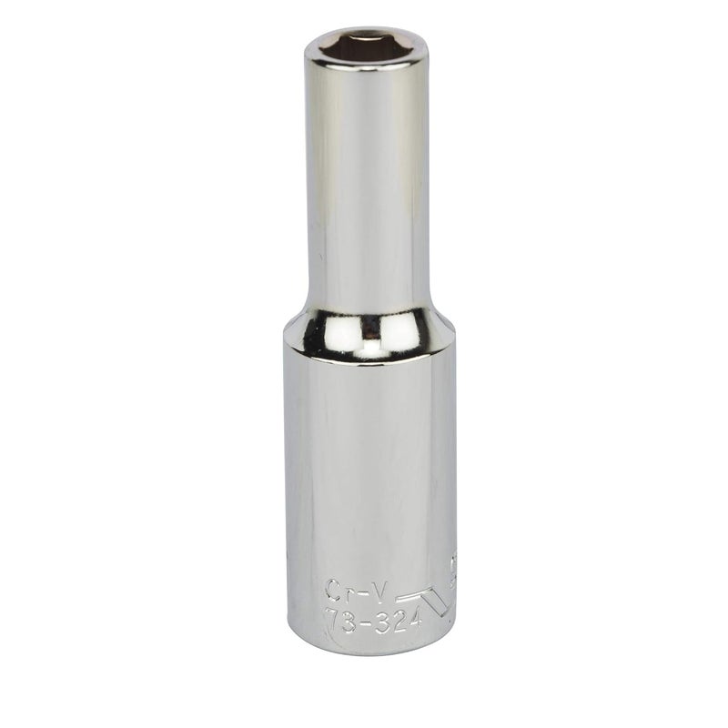 Stanley STANLEY STMT733248B 12inch 10mm Chrome Vanadium Steel 6 Point Deep Socket Silver  - Image 2