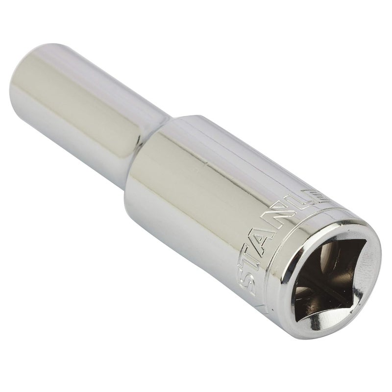 Stanley STANLEY STMT733248B 12inch 10mm Chrome Vanadium Steel 6 Point Deep Socket Silver  - Image 3
