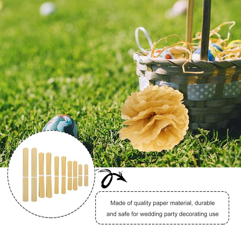 10 Pcs Tissue Paper Pom Poms Party Decorations For Wedding Birthday Festival - Image 4