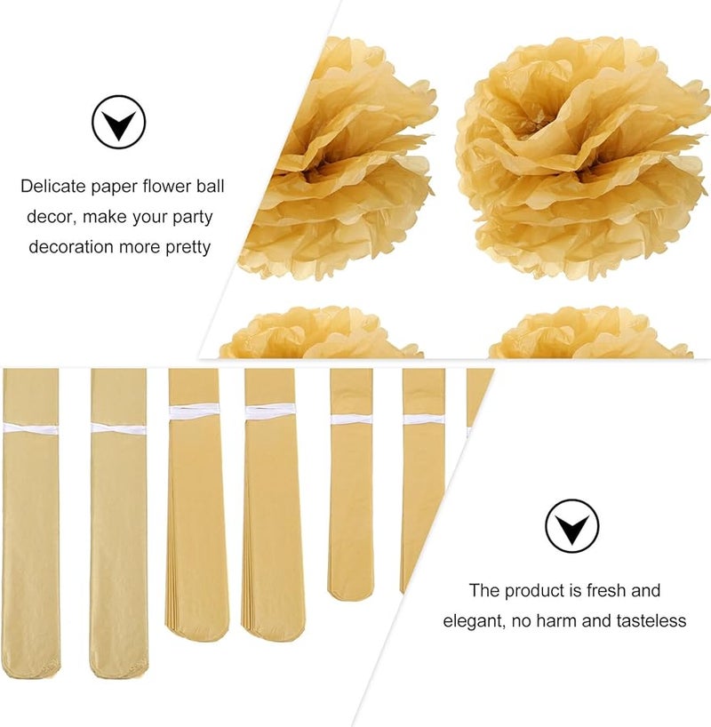 10 Pcs Tissue Paper Pom Poms Party Decorations For Wedding Birthday Festival - Image 5