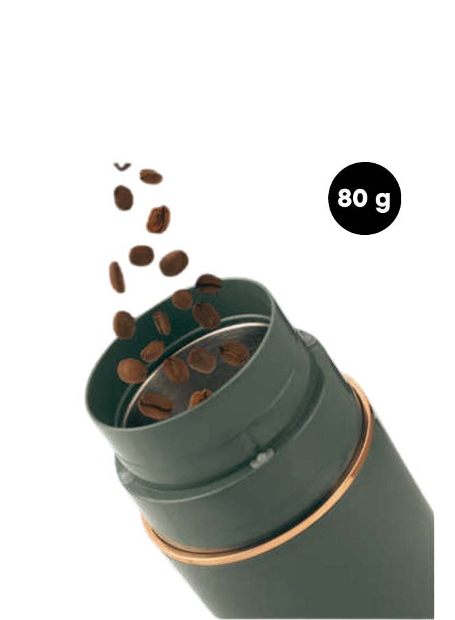 gvc pro Electric Mixer Grinder 200W, 80g Capacity, Ultra-Sharp Blades, Home Electric Mini Coffee & Spice Grinding Machine, Fully Grinds Spices in Just 20 Seconds, Small Coffee Bean Mill Grinder 200 W GVCG-129 Black - Image 3