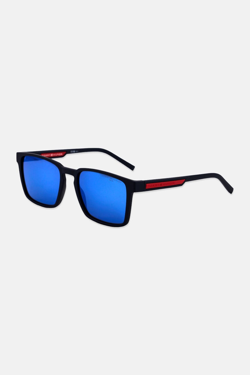 TOMMY HILFIGER نظارات شمسية مربعة للرجال TH 2088/S، بحرية - Image 3
