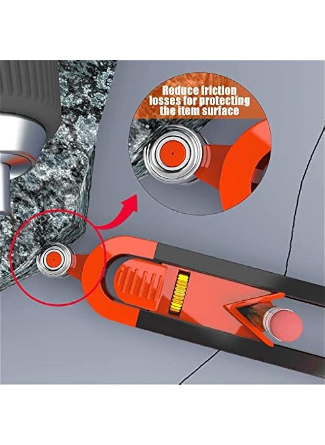 FYLX - Precise Profile Gauge Duplicate Shape Tracing for Welding Flooring Tiling Carpentry Contour Measure Tool with Adjustable Lock Ideal  for Carpenters Builders Woodworkers - Image 1