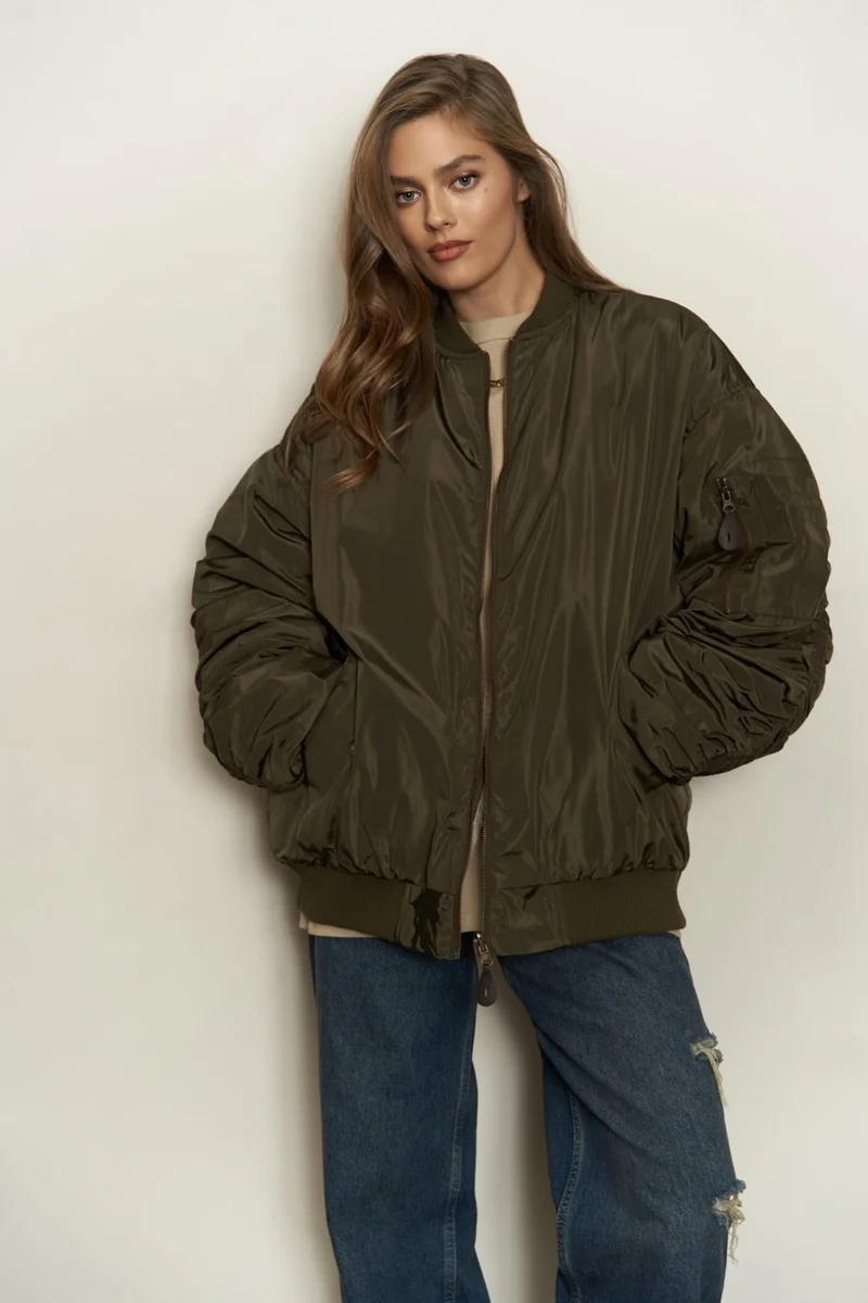 ماي Khaki Reversible Coat