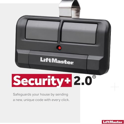 LiftMaster 892LT Two-Button Security+ 2.0 Learning Garage Door Opener Remote Control - Compatible only with Security+ 2.0 LiftMaster Garage Door openers with Yellow Programming Button - Pack of 2 - Image 3