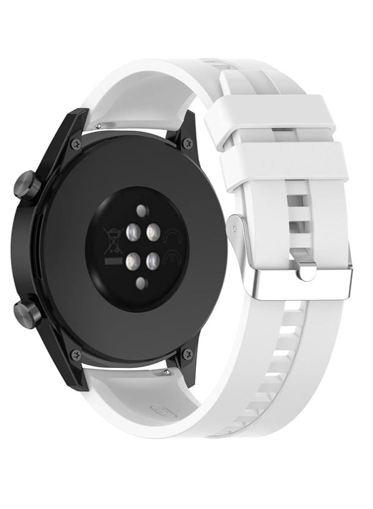 Strap Silicone Band 22MM For Samsung galaxy watch 3 45mm /watch 46mm/Gear S3/Huawei watch GT3 46MM/GT2E/GT 46mm/GT2 Pro/GT2 46MM/honor Magic Watch2 46mm/Amazfit GTR4/GTR3/2/2e - Image 1