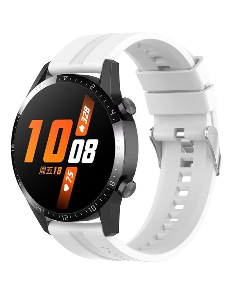 Strap Silicone Band 22MM For Samsung galaxy watch 3 45mm /watch 46mm/Gear S3/Huawei watch GT3 46MM/GT2E/GT 46mm/GT2 Pro/GT2 46MM/honor Magic Watch2 46mm/Amazfit GTR4/GTR3/2/2e - Image 2