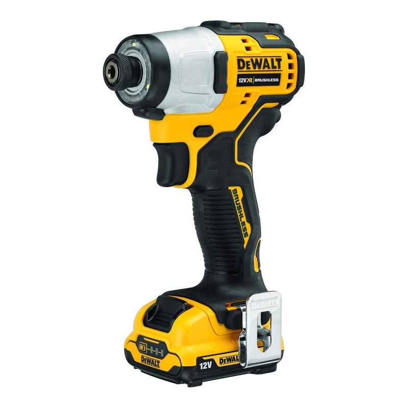 DEWALT DEWALT DCF801D2QW XTREME 12V Liion SubCompact Series Cordless 14 Impact Driver with Brushless Motor2x 2Ah Batteries Included  - Image 2