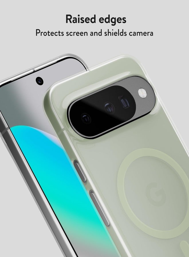 Mous Google Pixel 10/10 Pro (2025) Case, Compatible with Qi2 MagSafe and Pixelsnap Case, Super Thin Anti-Yellowing Anti-Shock Case for Pixel 10/10 Pro, Green - Image 5