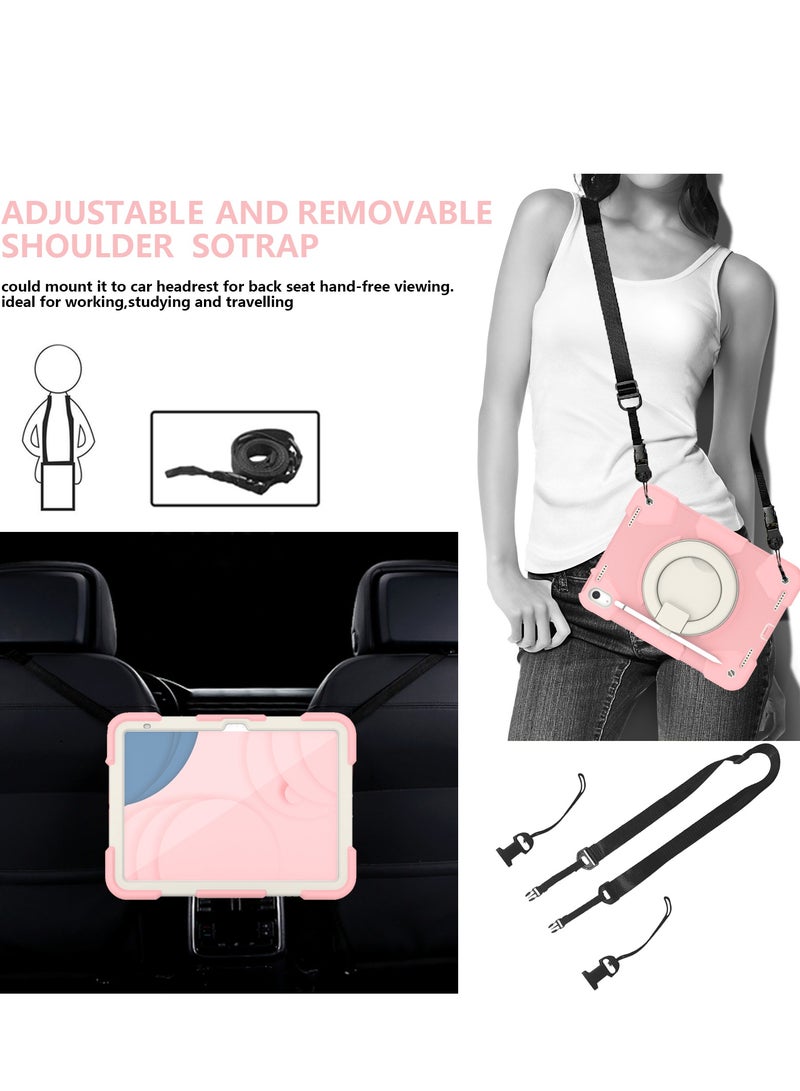 GULFLINK Rugged Heavy Duty Protective Case  for ipad 10th 10.9 inch 2022（A2757/A2777）Herry Blossom powder - Image 3