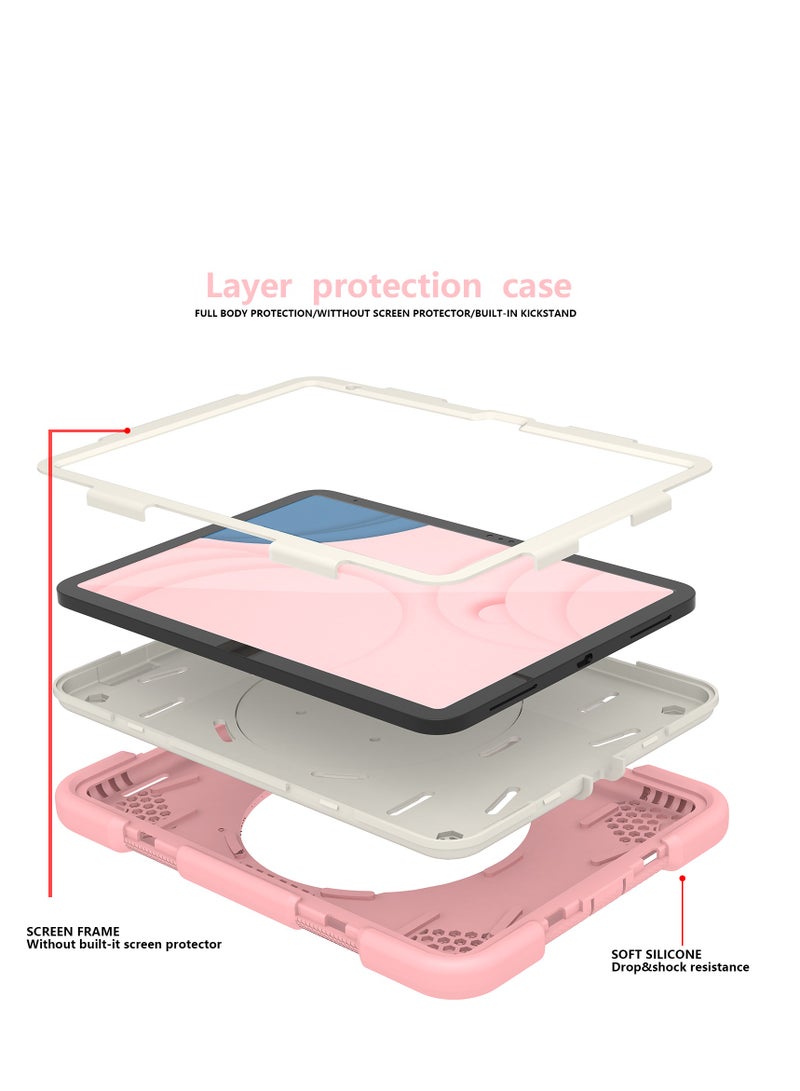 GULFLINK Rugged Heavy Duty Protective Case  for ipad 10th 10.9 inch 2022（A2757/A2777）Herry Blossom powder - Image 2