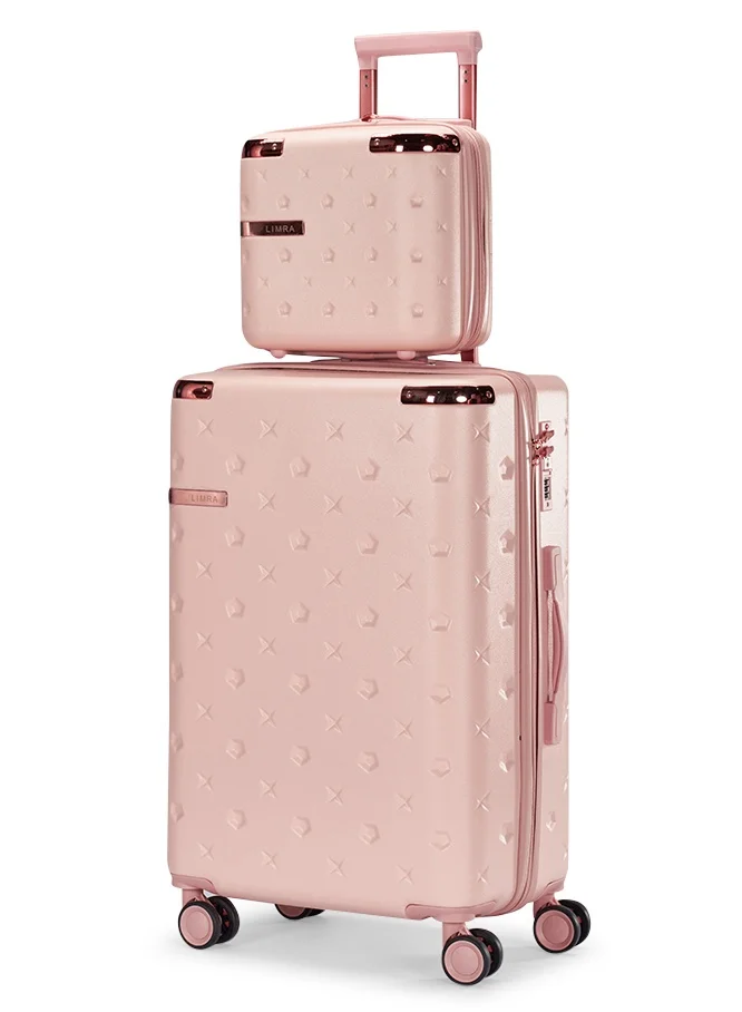 Limra Luggage set 6 pieces travel Bags with a distinctive design from limra Pink