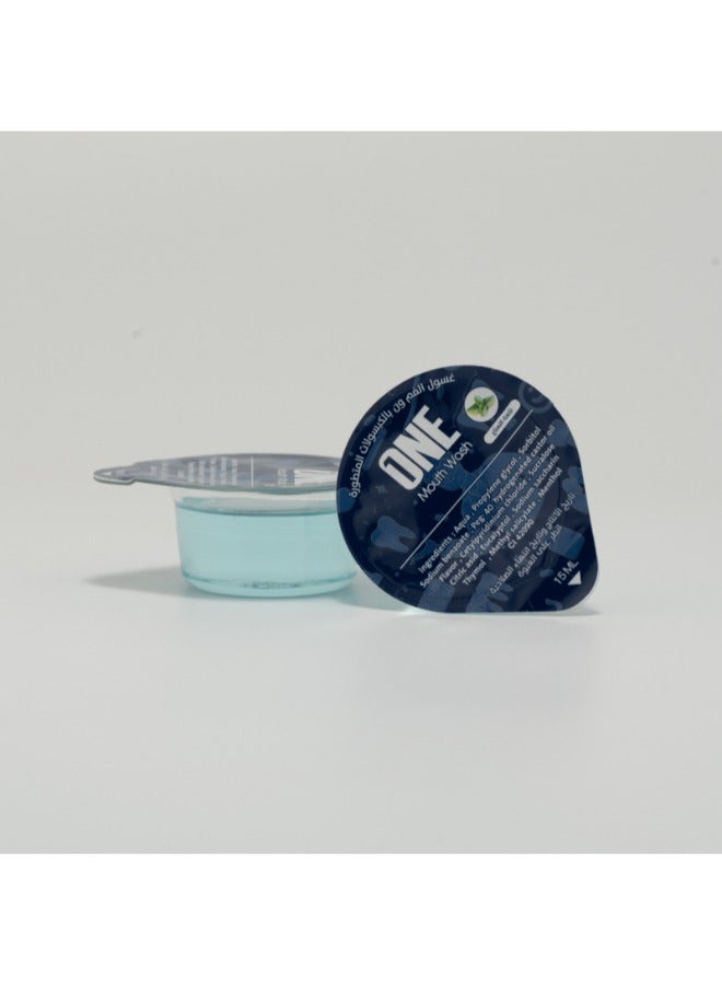 وان ون غسول الفم بالكبسولات المتطورة بنكهة النعناع  20 كبسوله 15 مل - Image 2