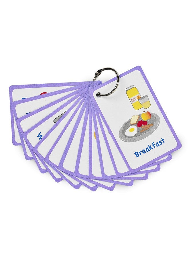 Amonev My Meal and Snacks Cards 12 Flash Cards for Visual aid Special Ed, Speech Delay Non Verbal Children and Adults with Autism or Special Needs  - Image 2