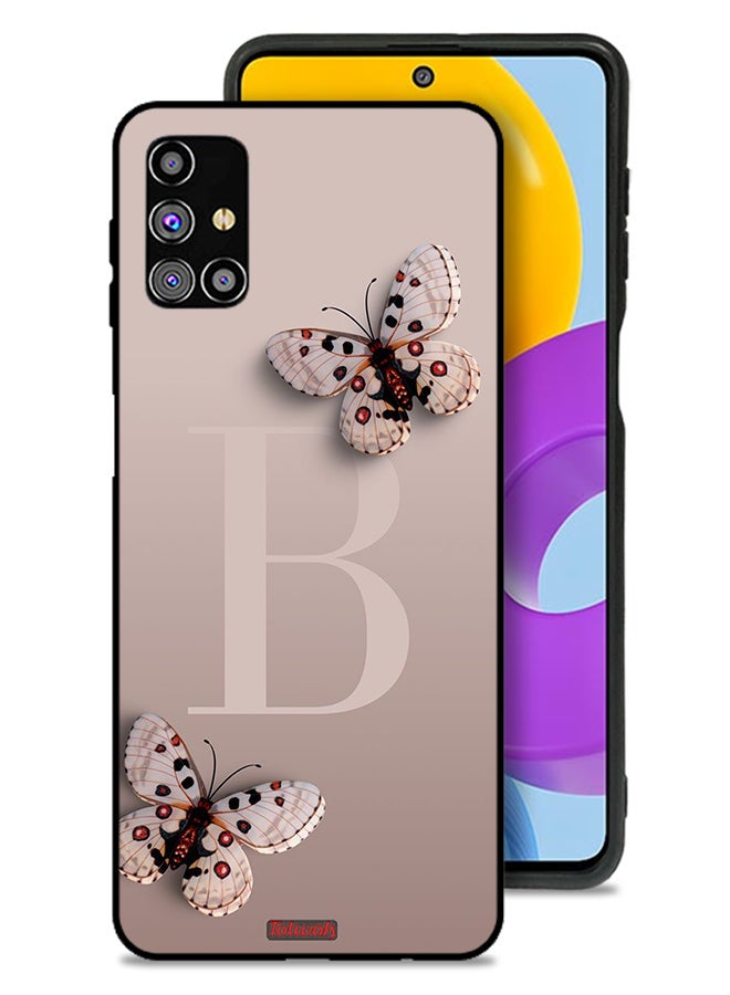 Tolwak Samsung Galaxy M31s Protective Case Cover B Butterflies - Image 1