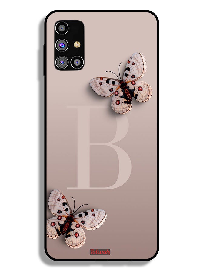 Tolwak Samsung Galaxy M31s Protective Case Cover B Butterflies - Image 2