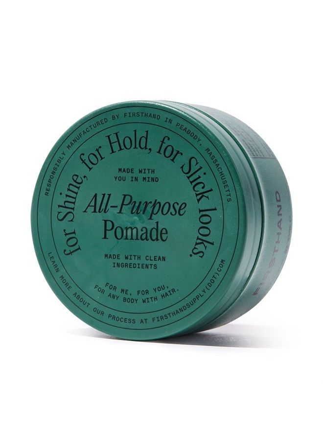 Firsthand Supply All-Purpose Hair Pomade - Clean & Non-toxic Hair Care Ingredients - Gives a Low Shine, Shape and Firm Hold To Your Hair - 3oz (88ml) - Image 1