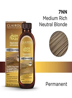CLAIROL PROFESSIONAL Permanent Liquicolor For Blonde Hair Color, 7Nn Med Neutral Blonde, 2 Oz  - Image 2