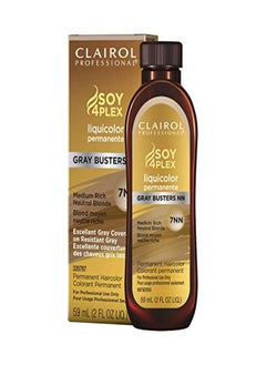 CLAIROL PROFESSIONAL Permanent Liquicolor For Blonde Hair Color, 7Nn Med Neutral Blonde, 2 Oz  - Image 1