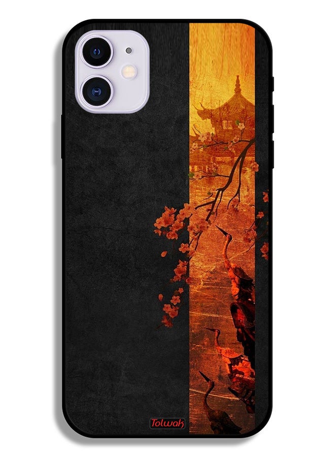 Tolwak Apple iPhone 11 Protective Case Autumn Colors Art - Image 2