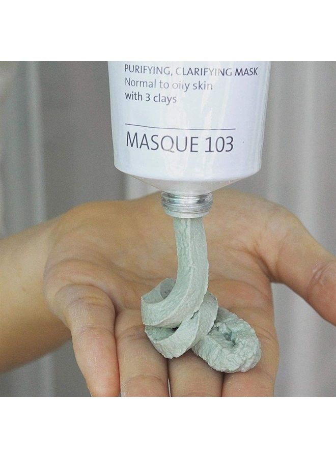 Yonka Yon-Ka Masque 103 (75ml) Detoxifying Clay Face Mask, Clarify Skin and Tighten Pores with Botanical Essential Oils and Triple Clay Blend, Oily and Acne Prone Skin, Paraben-Free - Image 2