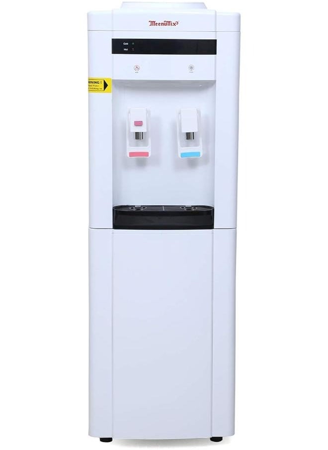 meenumix_appliances Meenumix Water Dispenser Hot & Cold, Floor Standing, Child Lock, 18.9L bottle can capacity, minimum 5L/Hr Heat and minimum 3L/Hr cooling Capacity, White made in india  - Image 3