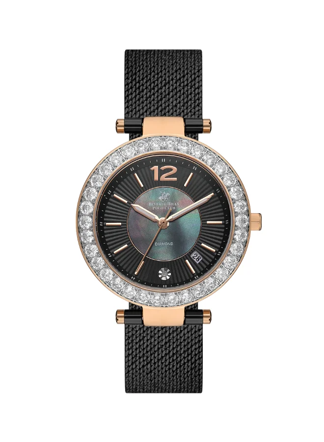 BEVERLY HILLS POLO CLUB Beverly Hills Polo Club Women 's Black dial Analog watch - BP3589C.450