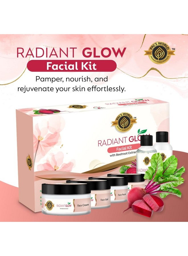 Pal's World Radiant Glow Facial Kit - Cleanse, Hydrate & Revitalize Skin - Suitable for All Skin Types - Natural Ingredients for a Fresh, Smooth Complexion - Pack of 1 - Image 2