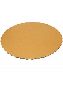 BIG BOX BIG BOX 2 Size Combo 9 Inch 10 Inch 8 Piece Total Golden Mousse Cake Boards Cake Paper Plates Dessert Board Base Grease For Wedding Birthday Round  - Image 4