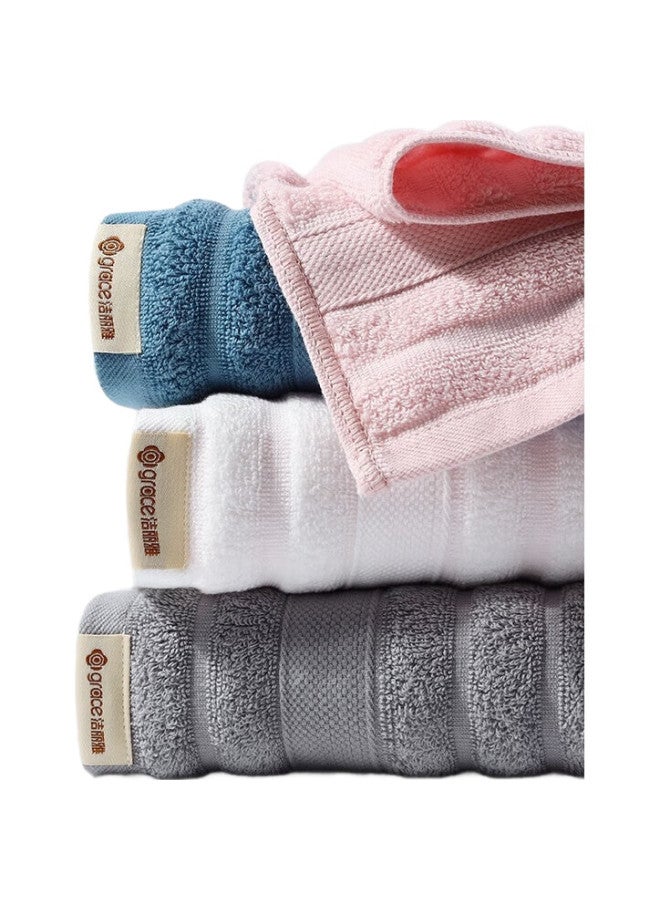 Grace Towels, 4 Pack, Class A Long-Staple Cotton, Soft, For Face Washing And Bathing, Home Use, Absorbent, For Men And Women, Couples, Thickened Large Face Towels - Image 2
