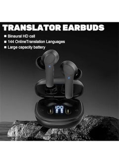 Responsive Translation Earbuds, Language Translation Earbuds, 144 Languages & Accents Two-Way Translator Pods Real Time,Break The Language Barrier (White) - pzsku/ZE2A44CEBCE08B60DE46AZ/45/_/1731034508/1e1ee47b-bc90-4532-b739-c912c22dc211