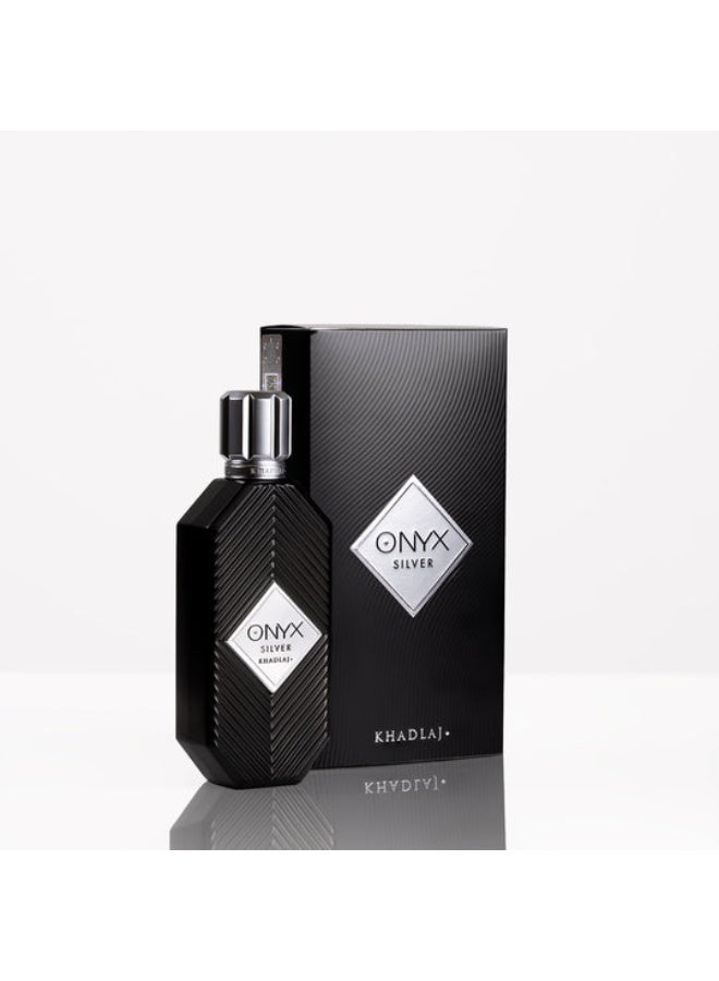 خدلج عطر أونيكس سيلفر ١٠٠ مل، ماء عطر للرجال والنساء - Image 2