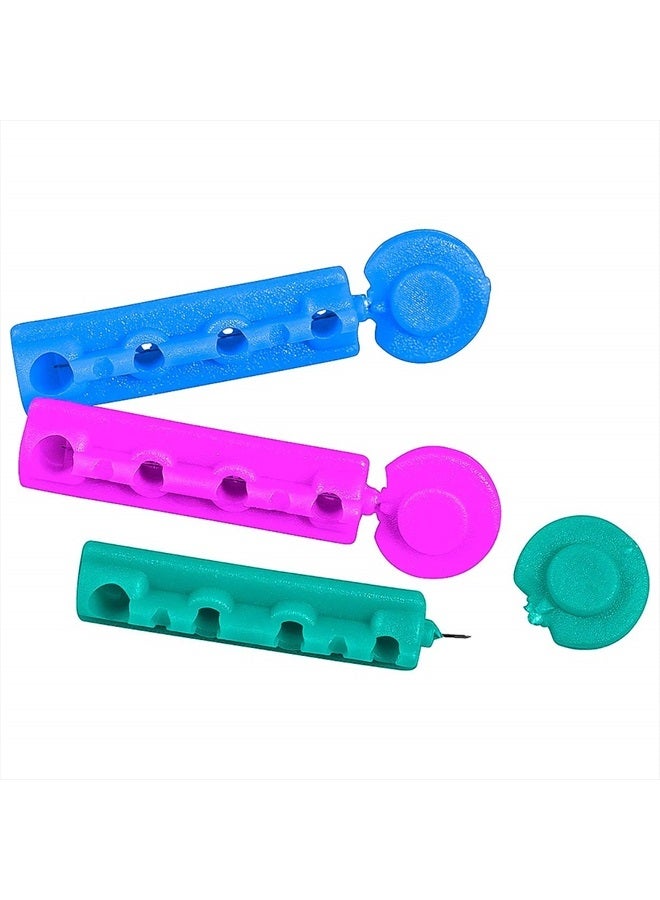 Care Touch Lancets for Diabetes Testing - 30 Gauge Diabetic Lancets for Blood Testing and Glucose Testing - Fits Most Lancing Devices - Sterile, Single Use 30g Blood Sugar Lancets - Multicolored - 200 Count - Image 3