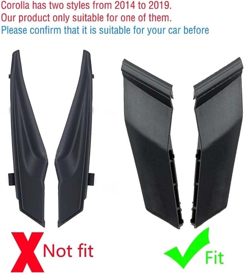 QASULER Front Windshield Wiper Cowl Side Cover for Toyota Corolla - Image 3