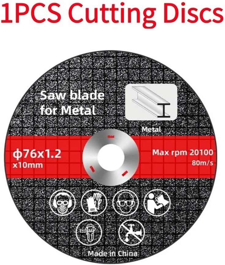 12 فولت 300 واط مطحنة زاوية بدون فرش 19500 دورة في الدقيقة آلة قطع وطحن مع 1 قرص قطع - Image 3