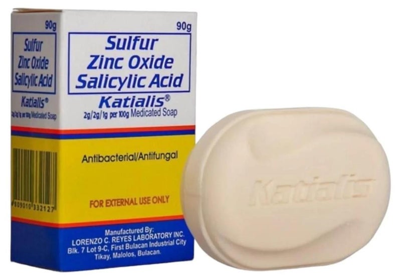 كاتياليس قالب صابون أكسيد الزنك وحمض الساليسيليك (90 جم) - Image 1