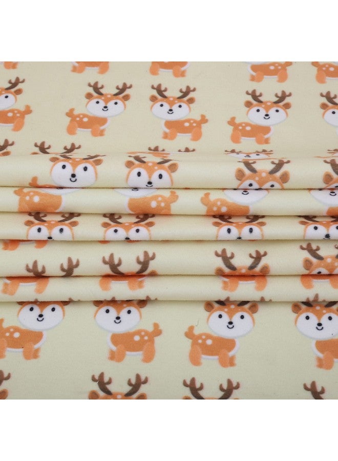 AHC Printed Dry Sheets For Baby Medium Size Soft |Comfortable |Extra Absorbency|Fast Dry (100X70 Cm, Yellow, Deer Print) - Image 3