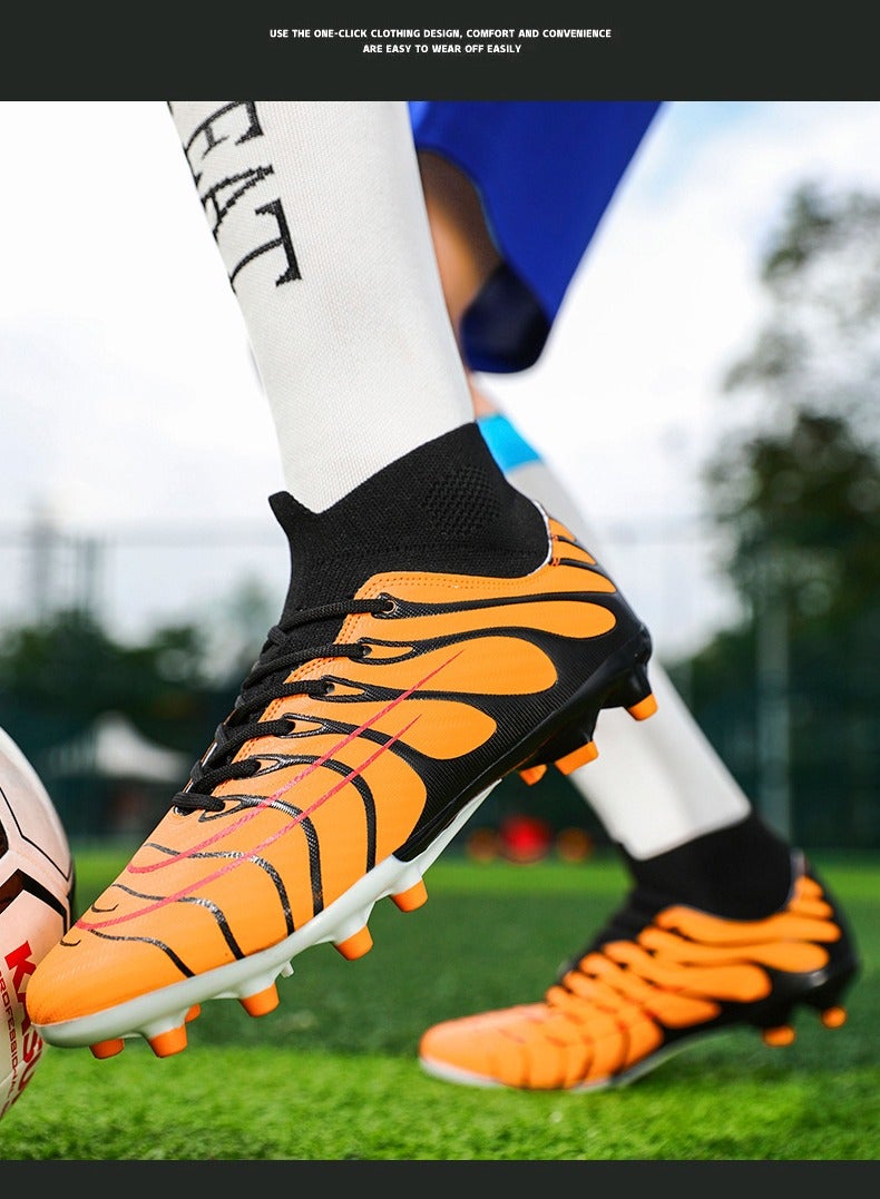 SKT Shiketro Men's Football Shoes, Suitable For Outdoor Indoor Professional Youth Boys Football Shoes, Unisex Football Shoes.  - Image 3