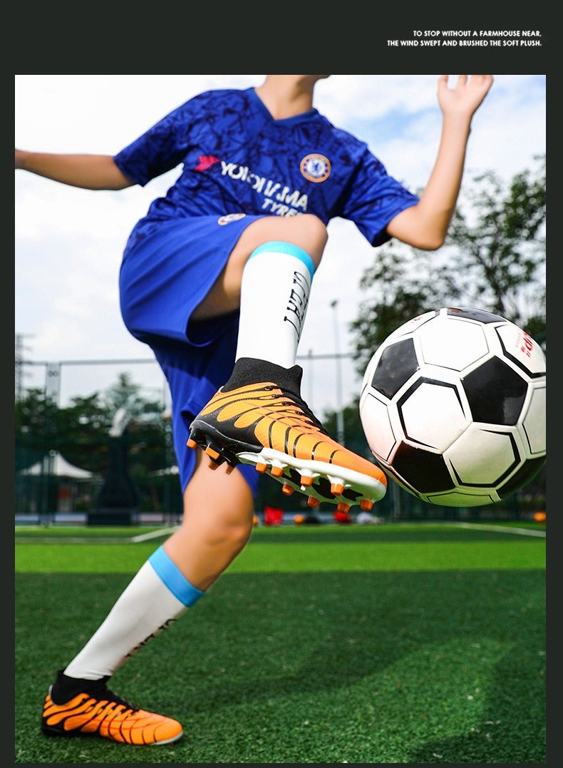 SKT Shiketro Men's Football Shoes, Suitable For Outdoor Indoor Professional Youth Boys Football Shoes, Unisex Football Shoes.  - Image 4