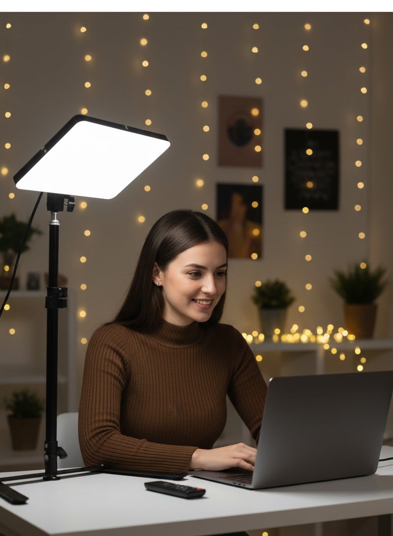 إضاءة LED لاسلكية مزدوجة اللون بخاصية خفت الضوء لتصوير مقاطع الفيديو للكاميرا الرقمية بعدسة أحادية عاكسة أ - Image 2