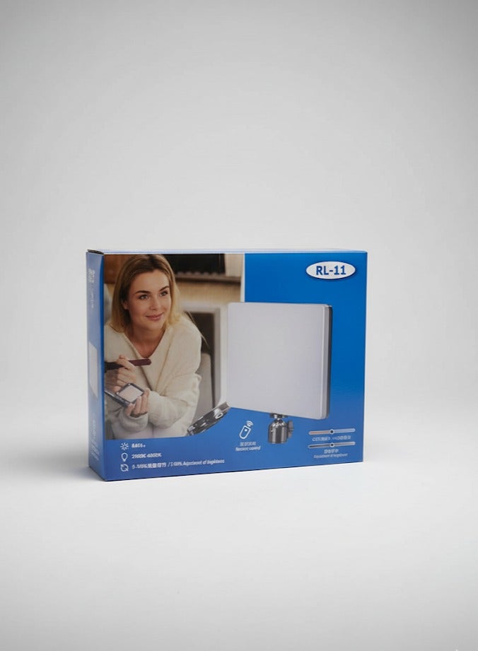 إضاءة LED لاسلكية مزدوجة اللون بخاصية خفت الضوء لتصوير مقاطع الفيديو للكاميرا الرقمية بعدسة أحادية عاكسة أ - Image 3