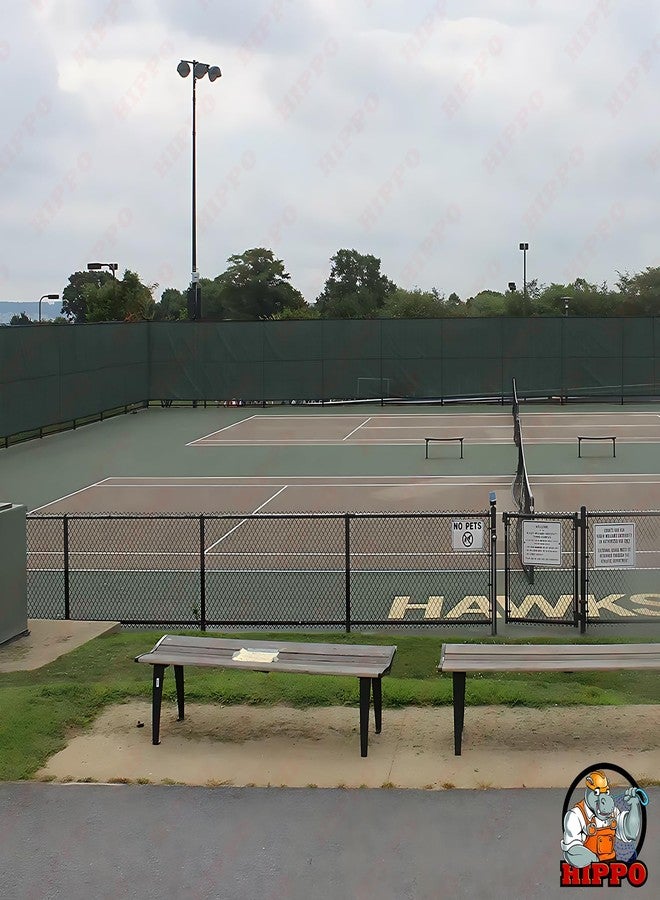 HIPPO Tennis Court Perimeter Fence Net (Midnight Green, 1.72MTX4MT) - Image 5