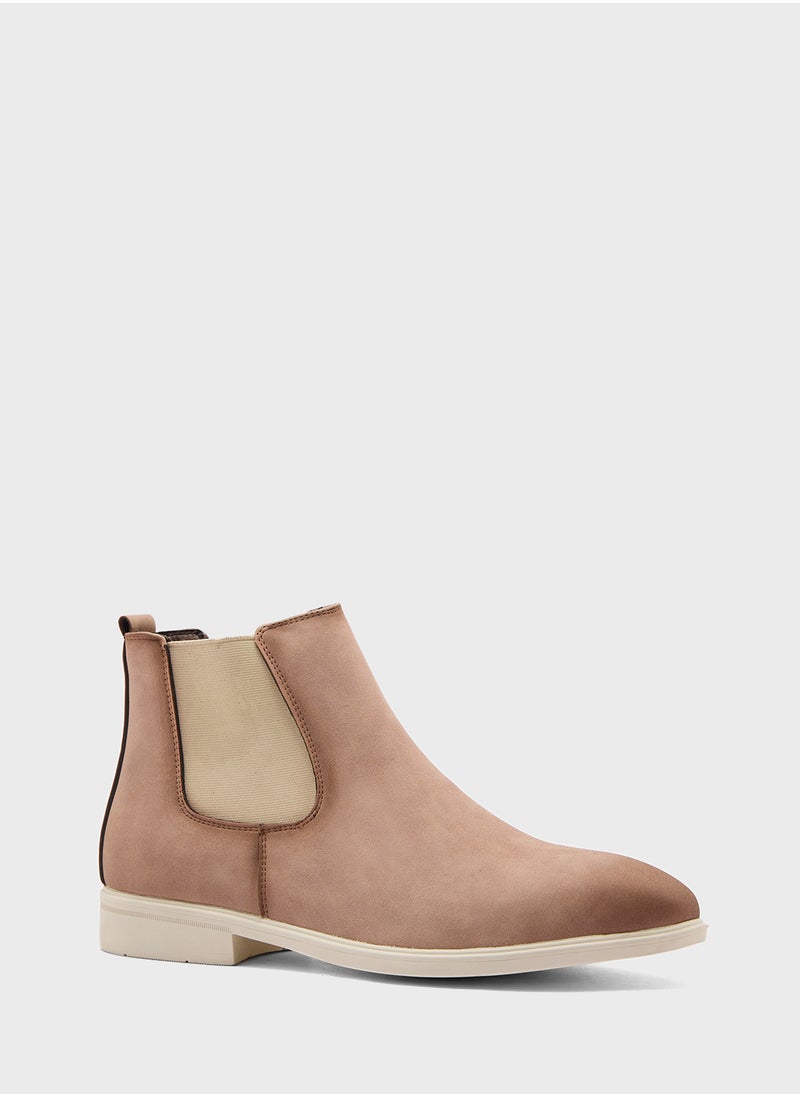 Robert Wood Nubuck Chelsea Boots  - Image 2